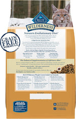 Blue Buffalo Wilderness Adult Grain-Free Weight Control Chicken Dry Cat Food (5lb)