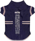 Load image into Gallery viewer, NFL Seattle Seahawks Reflective Dog T-Shirt