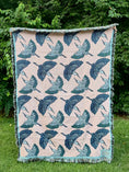Load image into Gallery viewer, Herons in Flight Blanket