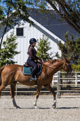 Load image into Gallery viewer, Jump Saddle Pad | Green- Black & White