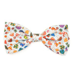 Mint Green Mushrooms Bow Tie
