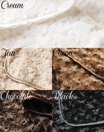 Rosebud Dog Blanket Chocolate