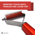 Load image into Gallery viewer, Dematting Rake Brush for Dogs and Cats
