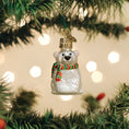 Load image into Gallery viewer, Mini Polar Bear Ornament - Southlake Paws