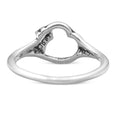 Load image into Gallery viewer, Paw & Heart Ring, Sterling Silver Paws On My Heart Ring