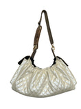 Load image into Gallery viewer, Gigi Sling - Ivory Quilted w/ Snake Trim