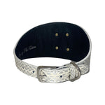 Glamorous Stunning Silver Snake With our Custom Swarovski Crystal Rivet