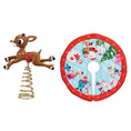 Load image into Gallery viewer, Mini Rudolph Tree Topper & Skirt - Southlake Paws
