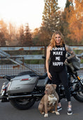 Load image into Gallery viewer, Puppies Make Me Happy | Women's Sleeveless Tank | Made in USA