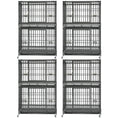 Load image into Gallery viewer, 37" Stackable Heavy Duty Dog Crate 371D03
