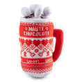 Load image into Gallery viewer, Holly Cup, Green Stars Bone, & Haute Chocolate | Christmas Dog Toys