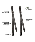 ExionPro Nylon Lined Stirrup Leathers