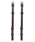 Load image into Gallery viewer, ExionPro Bridle Cheek Pieces With Hook Fastening - White Stitching - Southlake Paws