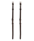 Load image into Gallery viewer, ExionPro Bridle Cheek Pieces With Hook Fastening - White Stitching - Southlake Paws