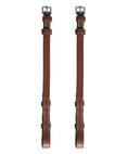 Load image into Gallery viewer, ExionPro Bridle Cheek Pieces With Hook Fastening - White Stitching - Southlake Paws