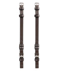 Load image into Gallery viewer, ExionPro Bridle Cheek Pieces With Buckle Fastening - White Stitching - Southlake Paws