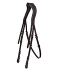 Load image into Gallery viewer, ExionPro Fancy Stitched Raised Anatomical Bridle with Rubber Reins