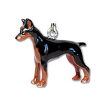 Parisian Pet 'Mini Pinscher' Key Chain for Dogs - Trendy, Durable Key Ring, Perfect Pet Accessory for Mini Pinscher Lovers, Black and Brown