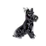 Parisian Pet 'Scotty' Key Chain for Dogs - Stylish, Durable Key Ring, Perfect Accessory for Scotty Fans, Black