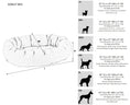 Load image into Gallery viewer, Bowsers Vintage Washed Calming Donut Dog Bed in caramel
