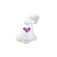 Load image into Gallery viewer, Sequin Heart Lightweight Hoodie- Dog Hoodie