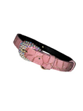 Load image into Gallery viewer, Soft Pink Embossed Croc Italian Leather.