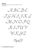 Lettering on Wood, Paper, and Leather