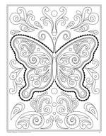 Boho Paisley Coloring Book