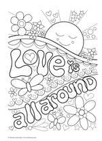 Don't Worry, Be Happy Coloring Book Treasury