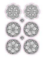 Color Your Own Stickers Mandalas