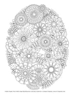 Hello Angel Big Beautiful Blossoms Coloring Collection