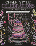 Load image into Gallery viewer, Chalk-Style Celebrations Coloring Book
