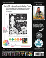 Chalk-Style Nature Coloring Book