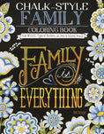 Load image into Gallery viewer, Chalk-Style Family Coloring Book