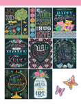 Load image into Gallery viewer, Chalk-Style Family Coloring Book