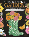 Load image into Gallery viewer, Chalk-Style Garden Coloring Book