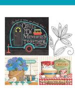 Chalk-Style Garden Coloring Book