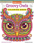 Load image into Gallery viewer, Groovy Owls Coloring Book