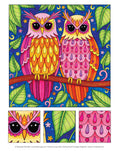 Load image into Gallery viewer, Groovy Owls Coloring Book