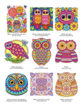Load image into Gallery viewer, Groovy Owls Coloring Book
