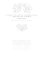 Hippie Animals Coloring Book