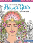 Load image into Gallery viewer, KC Doodle Art Flower Girls Coloring Book