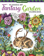 KC Doodle Art Fantasy Garden Coloring Book