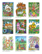 KC Doodle Art Fantasy Garden Coloring Book