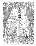 KC Doodle Art Beautiful Dreamer Coloring Book