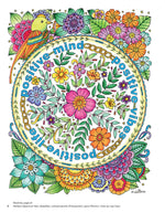 KC Doodle Art Be Happy Coloring Book