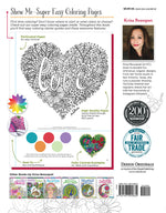 KC Doodle Art Be Happy Coloring Book