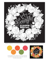 Chalk-Style Simple Life Coloring Book