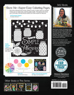 Chalk-Style Simple Life Coloring Book