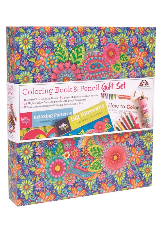 Hello Angel Coloring Book Gift Set - Southlake Paws